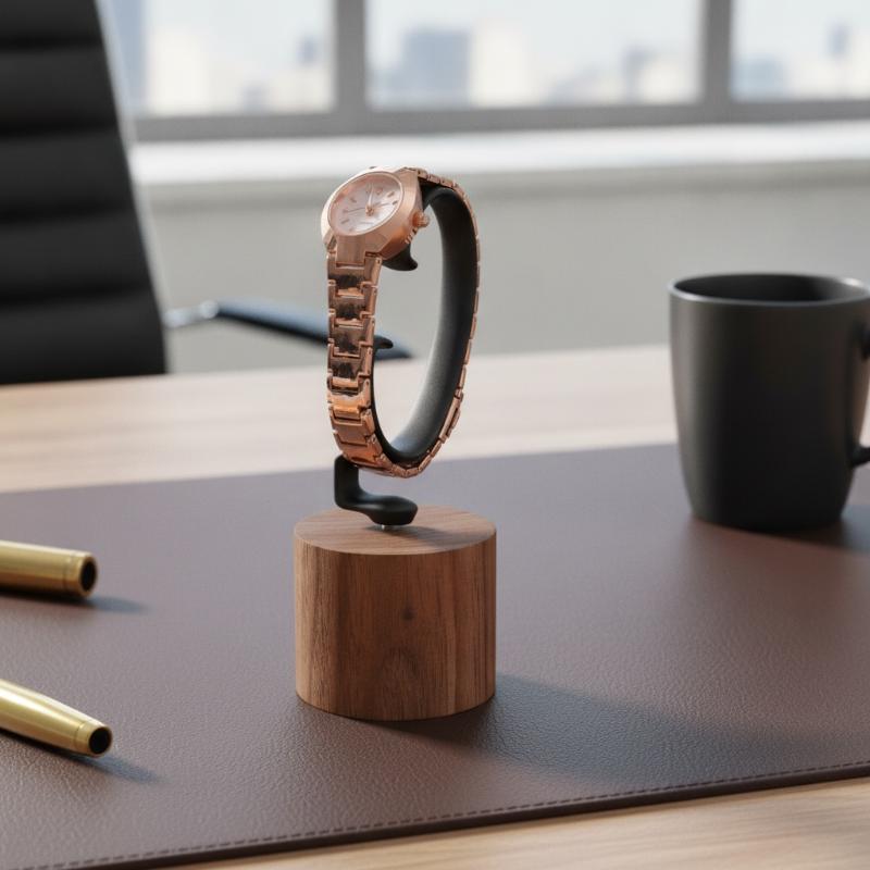 Jewelry And Watches Inc - Support de montre en bois en