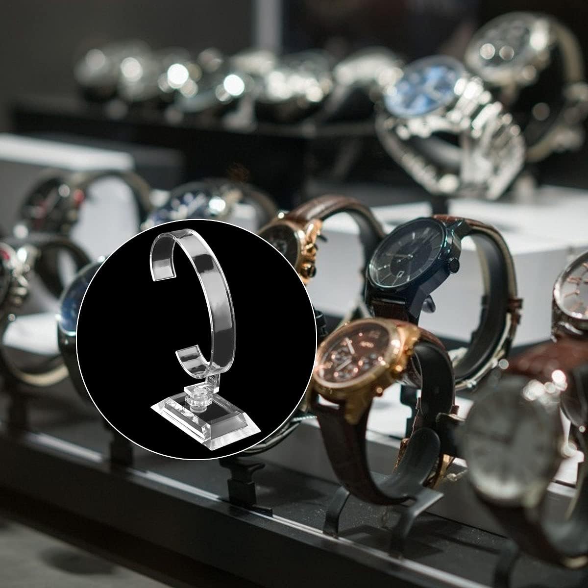 Présentoir de montre en acryli - Jewelry And Watches Inc avis et prix