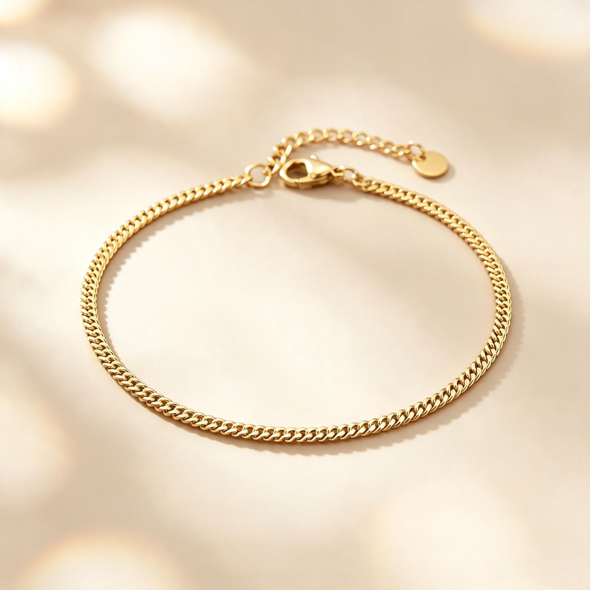 Bracelet de cheville cubain fi - Jc Jewelry & Watches Photos avis et prix
